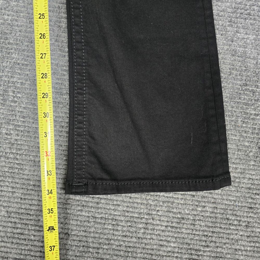 Miss Me Womens Jeans 30 Tall Black Mid Rise Bootcut Flap Pocket Stretch - Picture 8 of 9